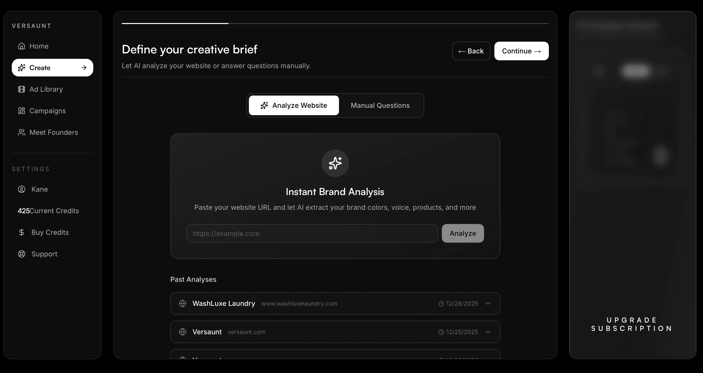 Brand Analysis - Define your creative brief